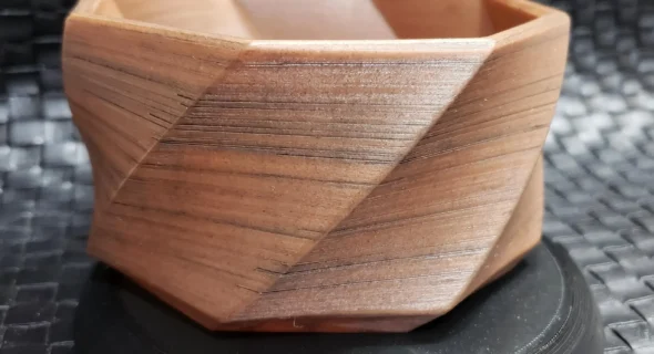 Which Filament Creates Part with Wood-Like Finish?